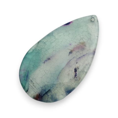 Agat kaboszon z dziurką 56x31 mm nr 246 Agat kaboszon z dziurką 56x31 mm nr 246