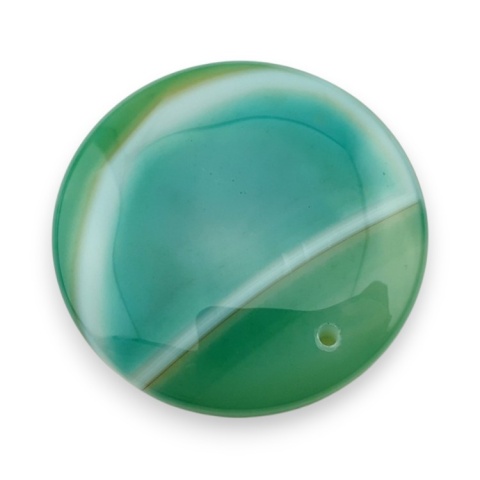 Agate cabochon with mounting hole fi 41x mm no 222
