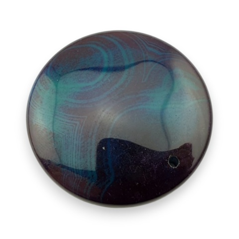 Agate cabochon with mounting hole fi 41x mm no 231 Agate cabochon with mounting hole fi 41x mm no 231