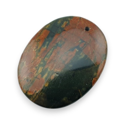 Picasso jasper cabochon with mounting hole 45x35 mm no 10 Picasso jasper cabochon with mounting hole 45x35 mm no 10