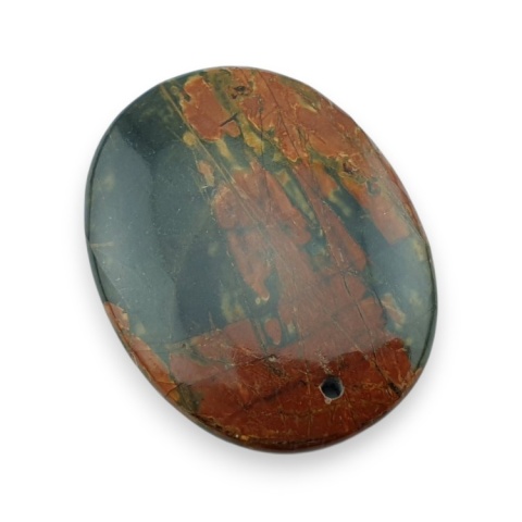 Picasso jasper cabochon with mounting hole 45x35 mm no 10 Picasso jasper cabochon with mounting hole 45x35 mm no 10
