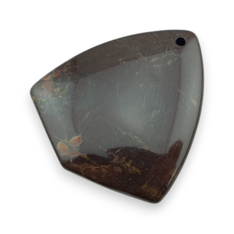 Picasso jasper cabochon with mounting hole 45x40 mm no 3 Picasso jasper cabochon with mounting hole 45x40 mm no 3
