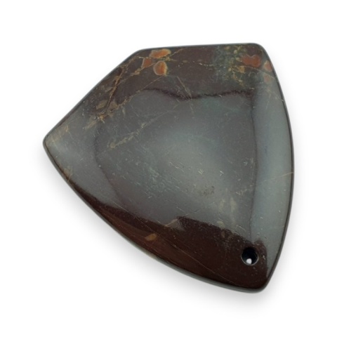 Picasso jasper cabochon with mounting hole 45x40 mm no 3 Picasso jasper cabochon with mounting hole 45x40 mm no 3