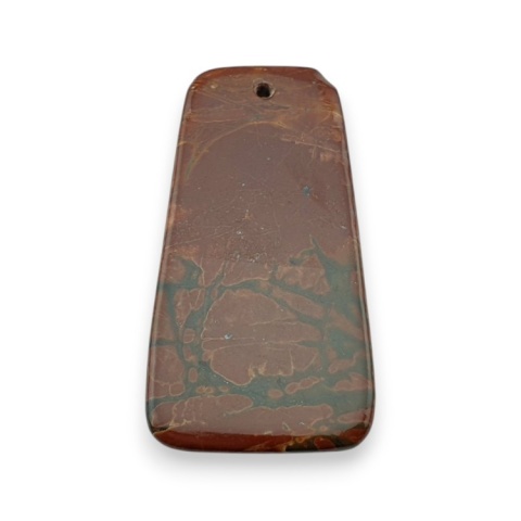 Picasso jasper cabochon with mounting hole 55x30 mm no 4