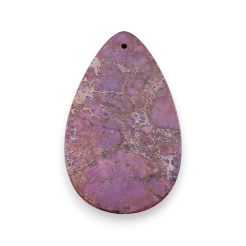 Imperial jasper cabochon with mounting hole 50x30 mm no 17 Imperial jasper cabochon with mounting hole 50x30 mm no 17