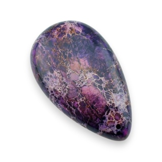Jaspis cesarski kaboszon z dziurką 51x30 mm nr 10