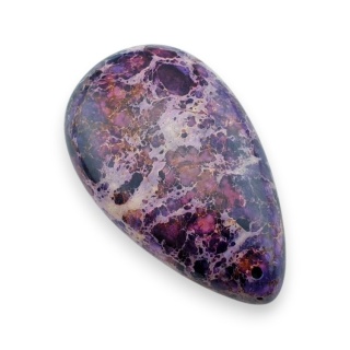 Jaspis cesarski kaboszon z dziurką 51x30 mm nr 12