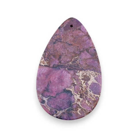 Jaspis cesarski kaboszon z dziurką 51x30 mm nr 13 Jaspis cesarski kaboszon z dziurką 51x30 mm nr 13