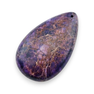Jaspis cesarski kaboszon z dziurką 51x30 mm nr 14