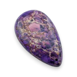 Jaspis cesarski kaboszon z dziurką 51x30 mm nr 18