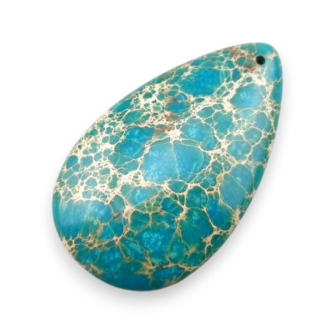 Jaspis cesarski kaboszon z dziurką 51x30 mm nr 29 Jaspis cesarski kaboszon z dziurką 51x30 mm nr 29
