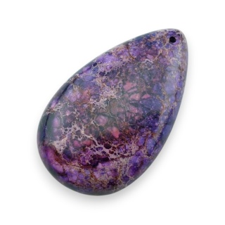 Jaspis cesarski kaboszon z dziurką 51x30 mm nr 9