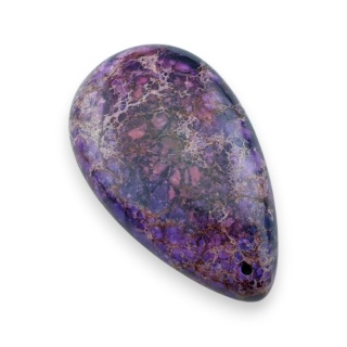 Jaspis cesarski kaboszon z dziurką 51x30 mm nr 9
