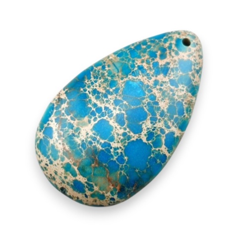 Jaspis cesarski kaboszon z dziurką 51x31 mm nr 28 Jaspis cesarski kaboszon z dziurką 51x31 mm nr 28