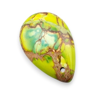 Jaspis cesarski łezka z dziurką 30x20 mm nr 20