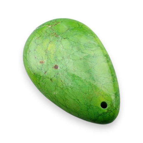 Jaspis cesarski łezka z dziurką 34x23 mm nr 2