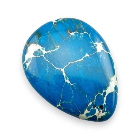 Imperial jasper teardrop with mounting hole 40x30 mm no 29 Imperial jasper teardrop with mounting hole 40x30 mm no 29