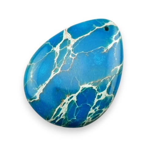 Jaspis cesarski łezka z dziurką 40x30 mm nr 30 Jaspis cesarski łezka z dziurką 40x30 mm nr 30