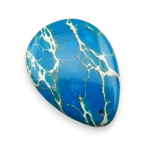 Jaspis cesarski łezka z dziurką 40x30 mm nr 30 Jaspis cesarski łezka z dziurką 40x30 mm nr 30