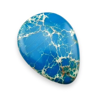 Jaspis cesarski łezka z dziurką 40x30 mm nr 33