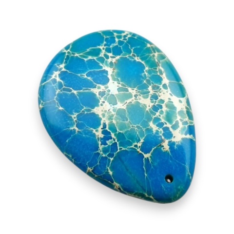 Jaspis cesarski łezka z dziurką 41x30 mm nr 36 Jaspis cesarski łezka z dziurką 41x30 mm nr 36