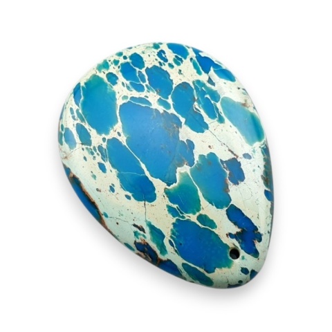 Imperial jasper teardrop with mounting hole 41x31 mm no 34 Imperial jasper teardrop with mounting hole 41x31 mm no 34