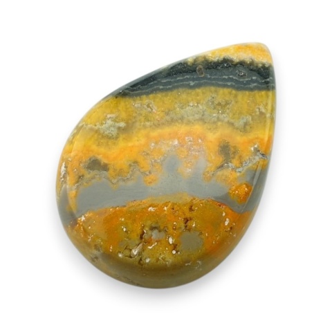 Jaspis trzmieli kaboszon 31x22 mm nr 94