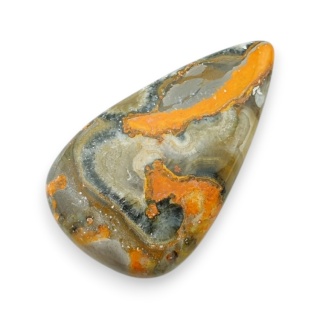 Jaspis trzmieli kaboszon 35x20 mm nr 83