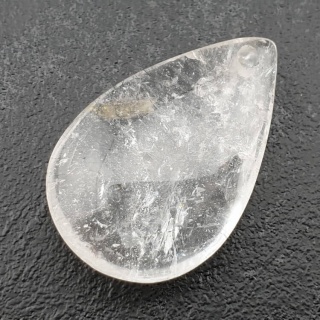 Kryształ górski łezka z dziurką 35x22 mm nr 34