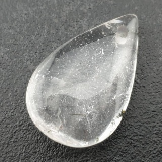 Kryształ górski łezka z dziurką 35x22 mm nr 47