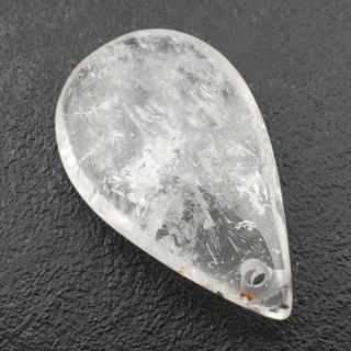 Kryształ górski łezka z dziurką 38x23 mm nr 38