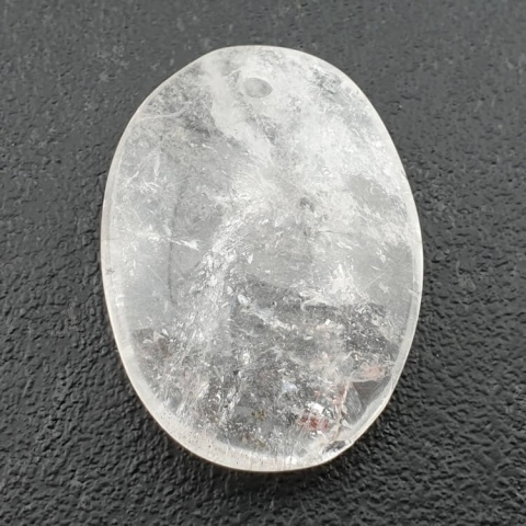 Kryształ górski owal z dziurką 33x24 mm nr 11