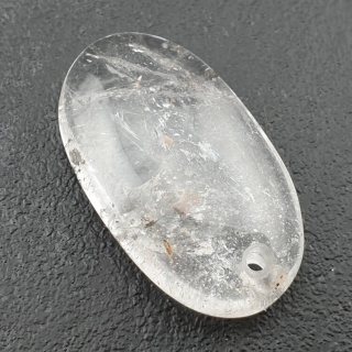 Kryształ górski owal z dziurką 36x21 mm nr 12
