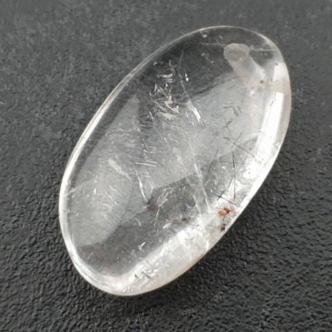 Kryształ górski owal z dziurką 37x21 mm nr 6 Kryształ górski owal z dziurką 37x21 mm nr 6