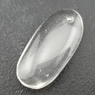 Kryształ górski owal z dziurką 42x20 mm nr 13