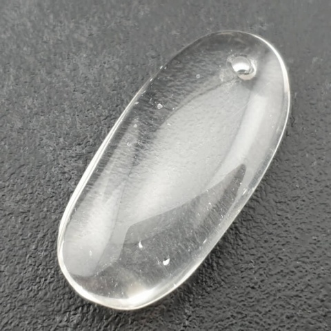 Kryształ górski owal z dziurką 42x20 mm nr 13