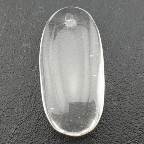 Kryształ górski owal z dziurką 42x20 mm nr 13