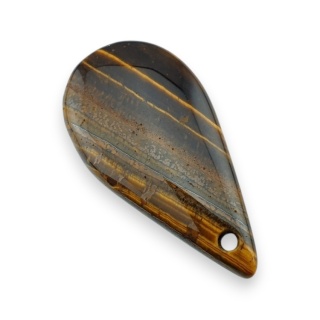 Tygrysie oko łezka z dziurką 37x19 mm nr 6