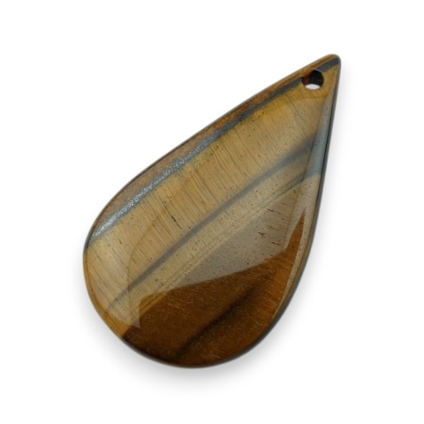Tygrysie oko łezka z dziurką 37x20 mm nr 7