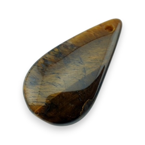 Tygrysie oko łezka z dziurką 37x21 mm nr 4 Tygrysie oko łezka z dziurką 37x21 mm nr 4