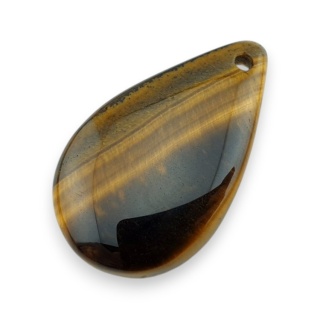 Tygrysie oko łezka z dziurką 37x22 mm nr 3