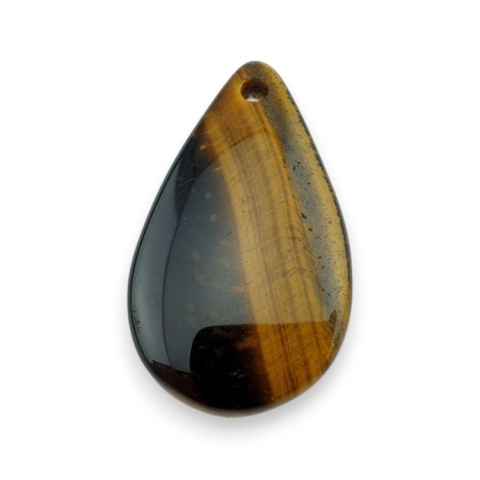 Tygrysie oko łezka z dziurką 37x22 mm nr 3 Tygrysie oko łezka z dziurką 37x22 mm nr 3