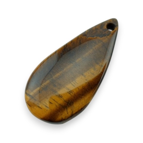 Tygrysie oko łezka z dziurką 39x19 mm nr 5 Tygrysie oko łezka z dziurką 39x19 mm nr 5