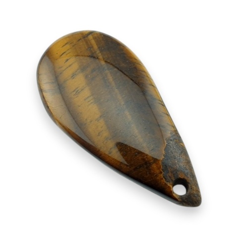 Tygrysie oko łezka z dziurką 39x19 mm nr 5 Tygrysie oko łezka z dziurką 39x19 mm nr 5