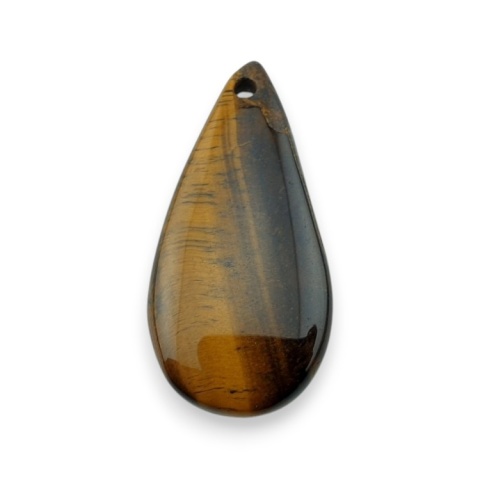Tygrysie oko łezka z dziurką 39x19 mm nr 5 Tygrysie oko łezka z dziurką 39x19 mm nr 5