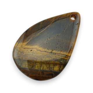 Tygrysie oko łezka z dziurką 40x26 mm nr 1