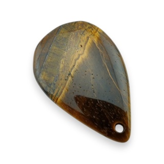 Tygrysie oko łezka z dziurką 40x26 mm nr 1