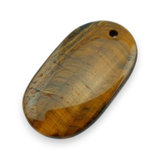 Tygrysie oko owal z dziurką 39x22 mm nr 9