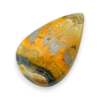 Jaspis trzmieli kaboszon 29x18 mm nr 135