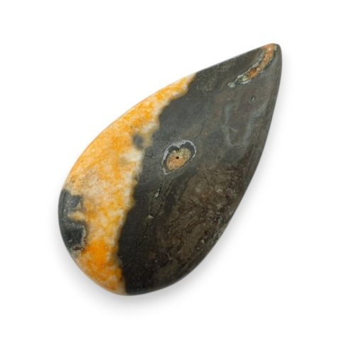 Jaspis trzmieli kaboszon 30x16 mm nr 155